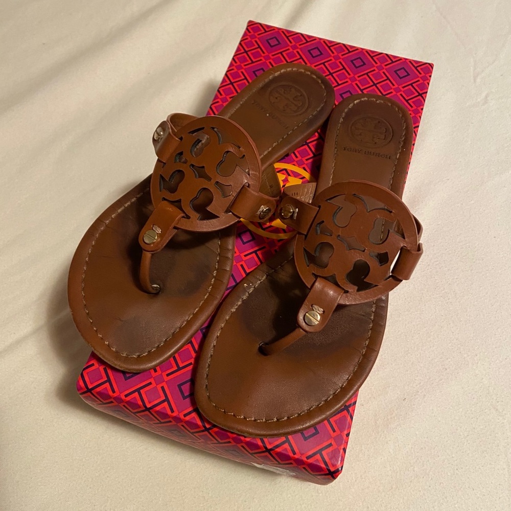 Tory Burch ‘Miller’ Sandal, Vintage Vachetta 8